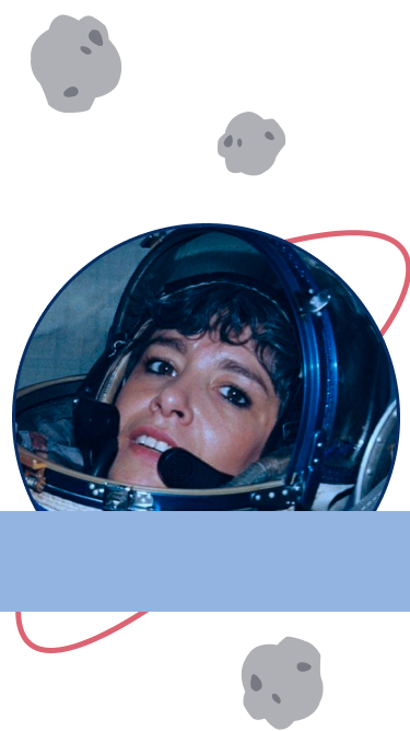 planète second article représentant Claudie Haigneré en habit d'astronaute